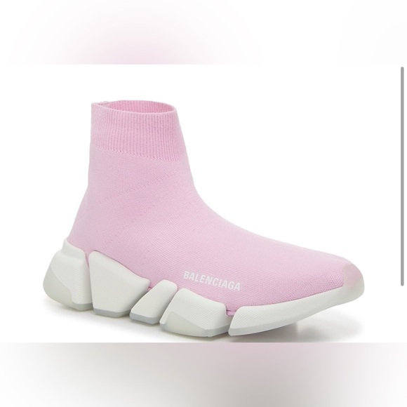 Balenciaga Speed 2.0 Light Pink Size 8 - Picture 3 of 6